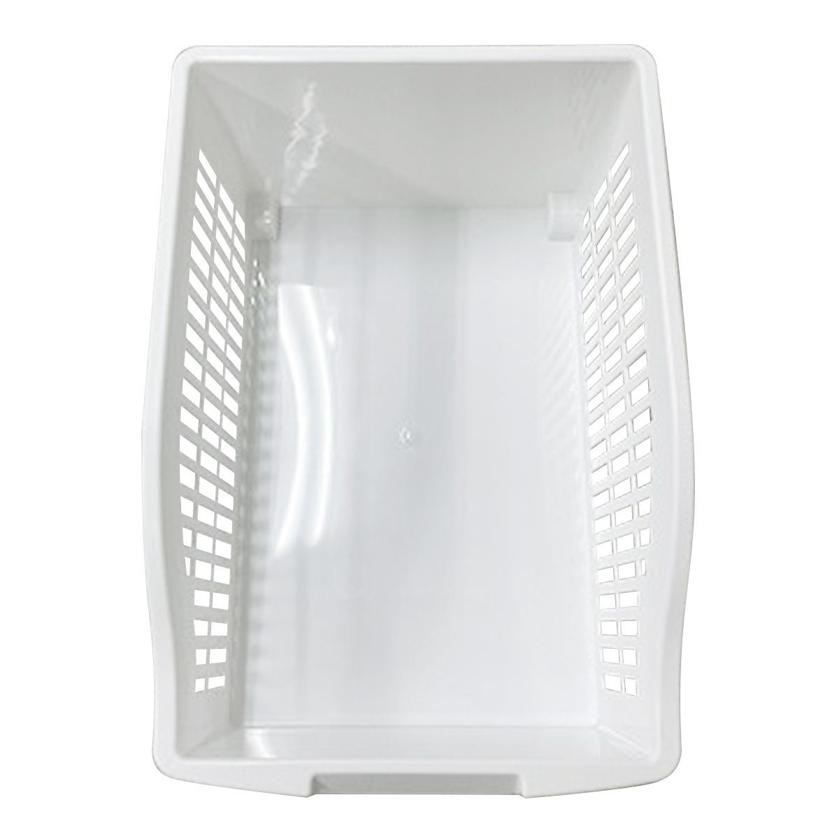 【まとめ買い】デイリーケース コロ付きワイド クールホワイト 0847/333098