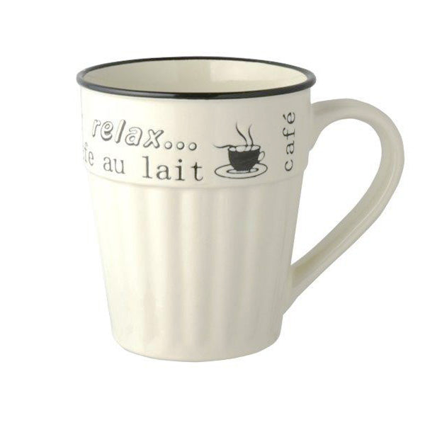 【まとめ買い】マグカップ コップ オーブン可 enjoyマグカップ ホワイト 焼き菓子 デザート 1600/334081