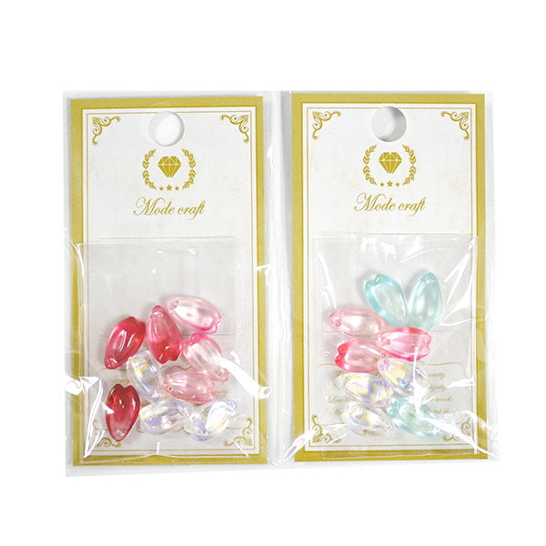 【まとめ買い】シェリ アクリルビーズ・花びらB 0890/334172