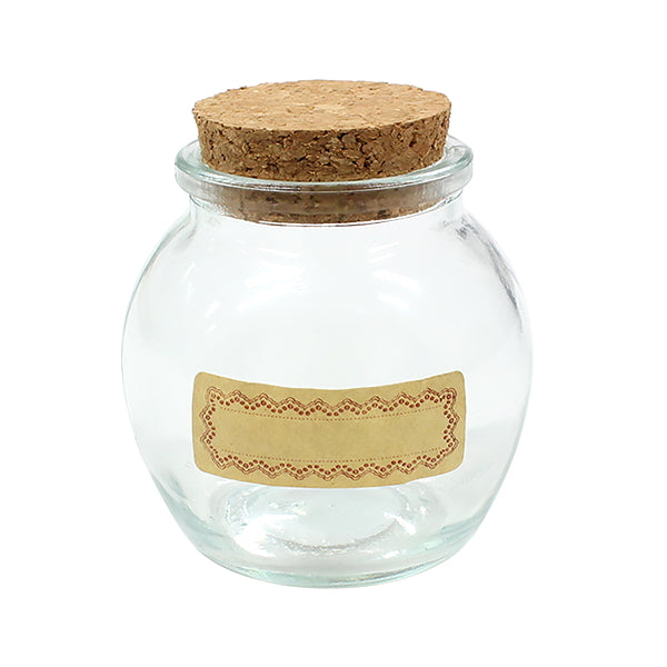 【まとめ買い】ガラス広口ボトル 0330/334590