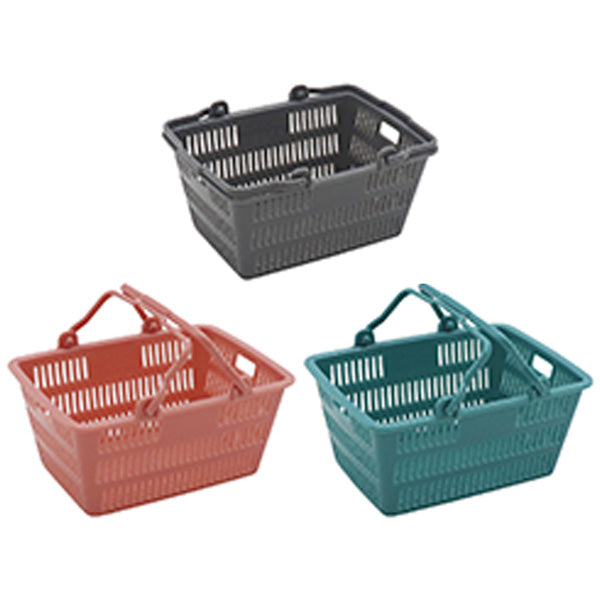 【まとめ買い】ミニチュア 買い物かご 置物 ディスプレイ 0847/334794