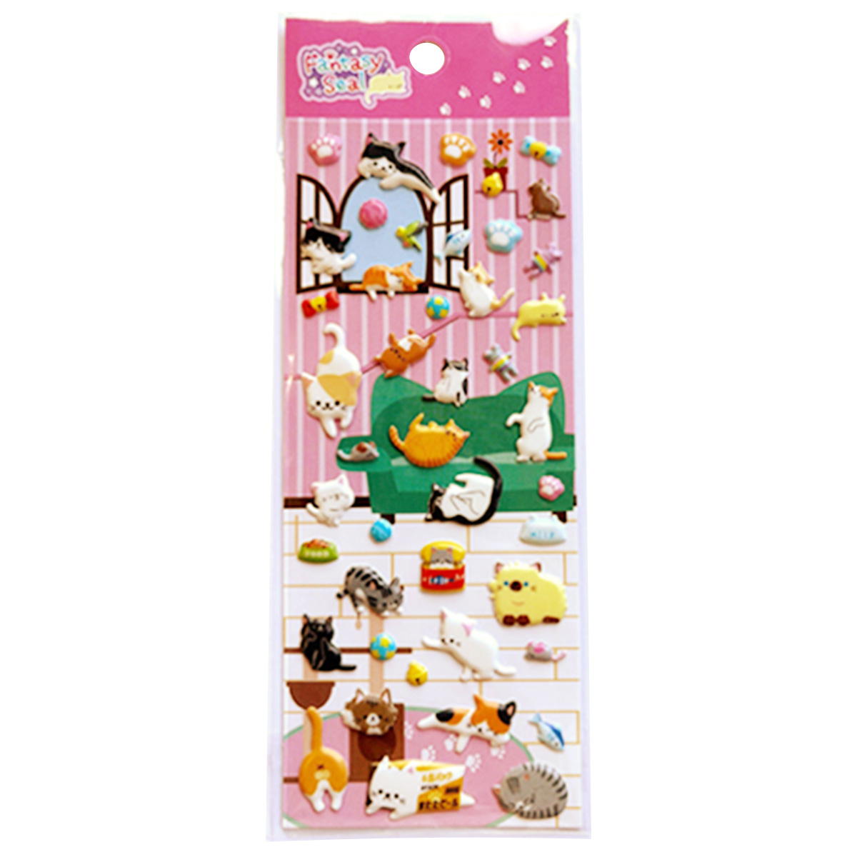 【まとめ買い】ファンタジーシール 猫 0604/335315