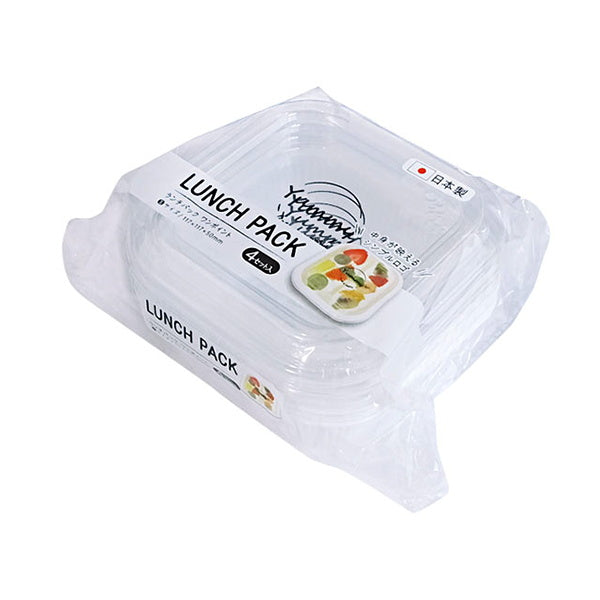 【まとめ買い】フードケース ランチパックワンポイントS4枚 0490/336301