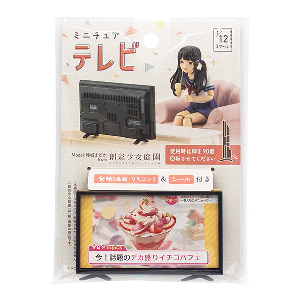 【まとめ買い】ミニチュア テレビ 置物 ディスプレイ 0847/336321