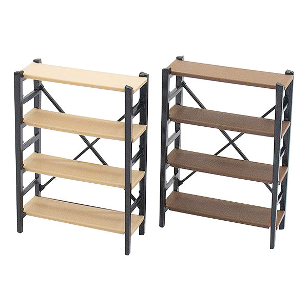 【まとめ買い】ミニチュア 置物 オブジェ リビングラック 1/12スケール 0847/336333