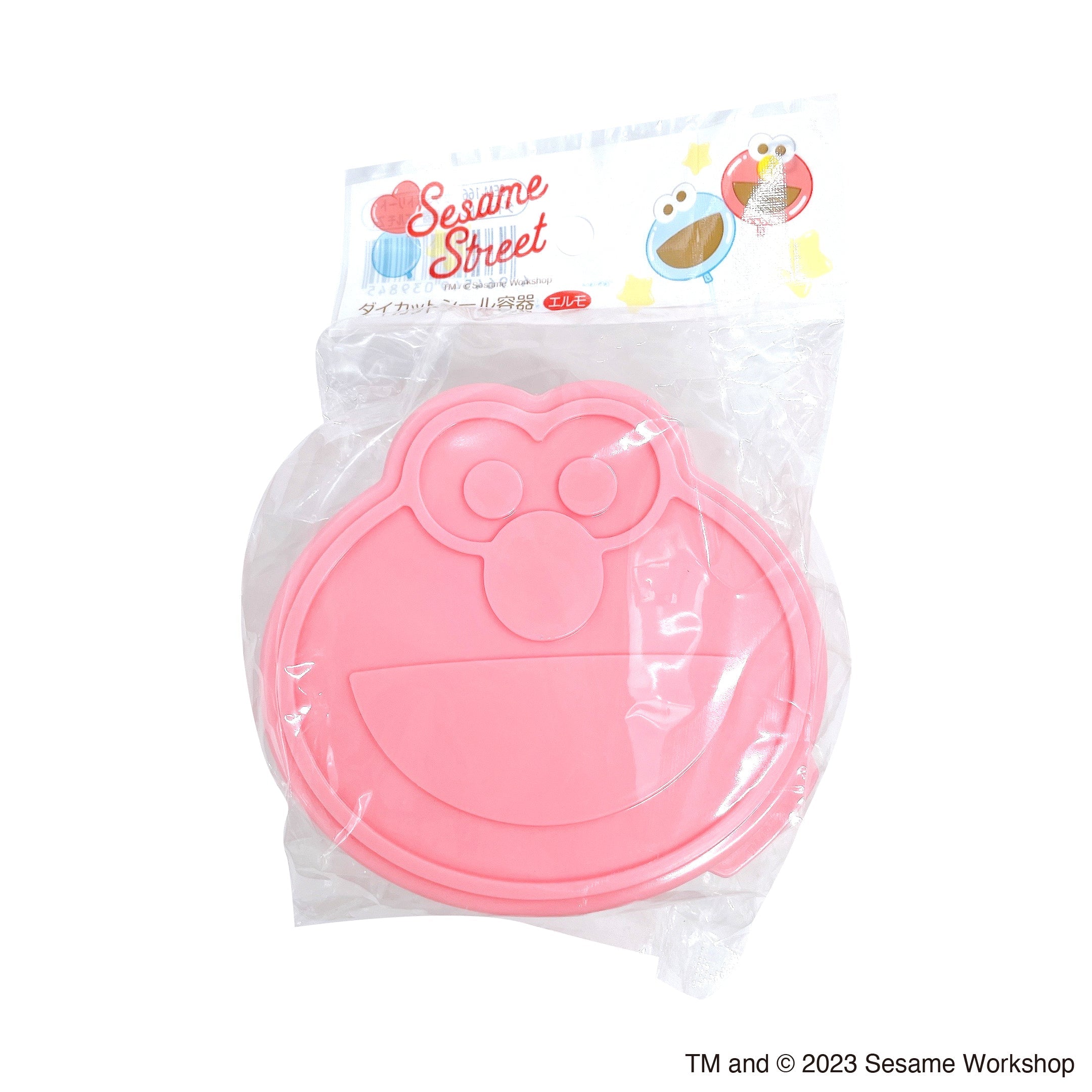 まとめ買い】セサミストリート ダイカットシール容器 エルモ 0808
