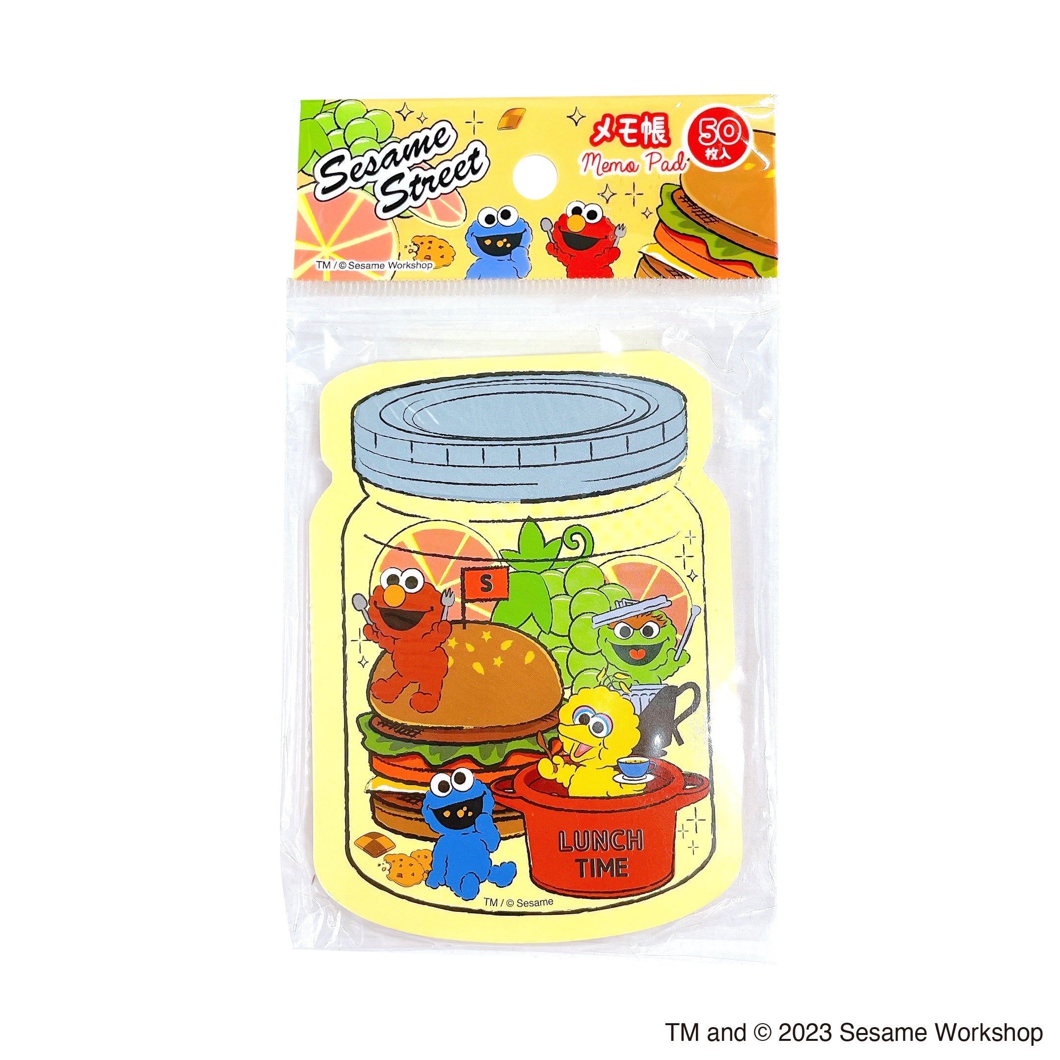 【まとめ買い】セサミストリート ダイカットメモ帳/カフェスタイル  0808/336672