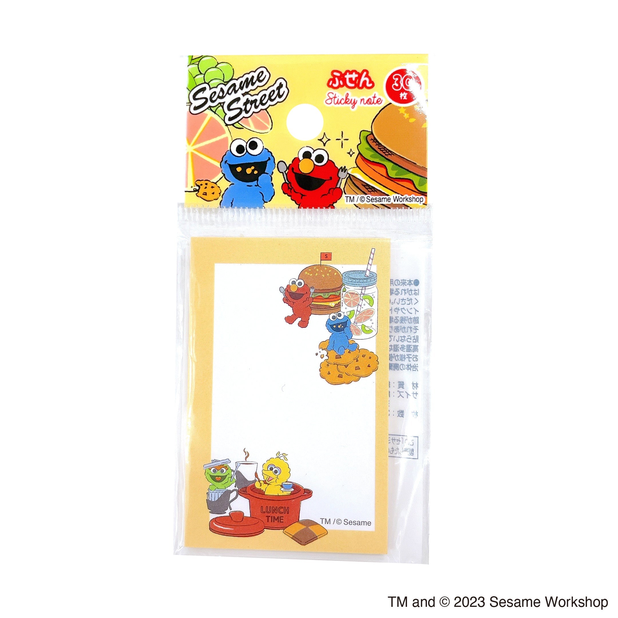【まとめ買い】セサミストリート ブロック付箋/カフェスタイル 30枚入  0808/336679