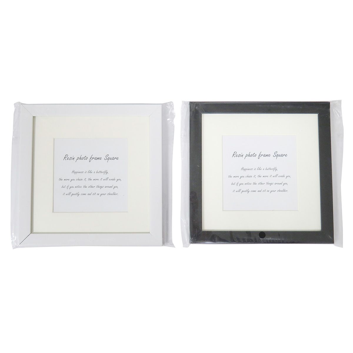 【まとめ買い】樹脂フォトフレーム スクエア  0599/336844
