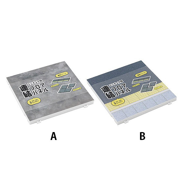 【まとめ買い】フィギュア 撮影背景パネル ミニチュア用 フロアパネル コンクリート/駅のホーム 0847/337098