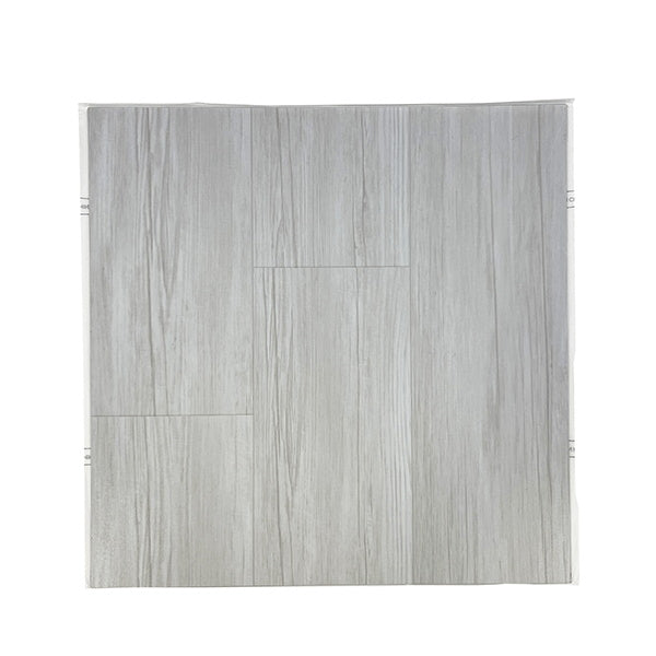 【まとめ買い】ジョイントマット タイルカーペット 粘着フロアマット 白木目 0565/337205