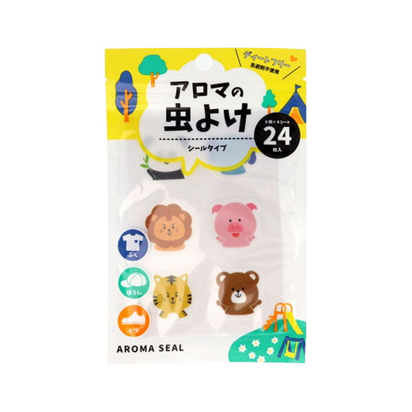 【まとめ買い】虫よけシール アニマルA 24枚 9001/338040