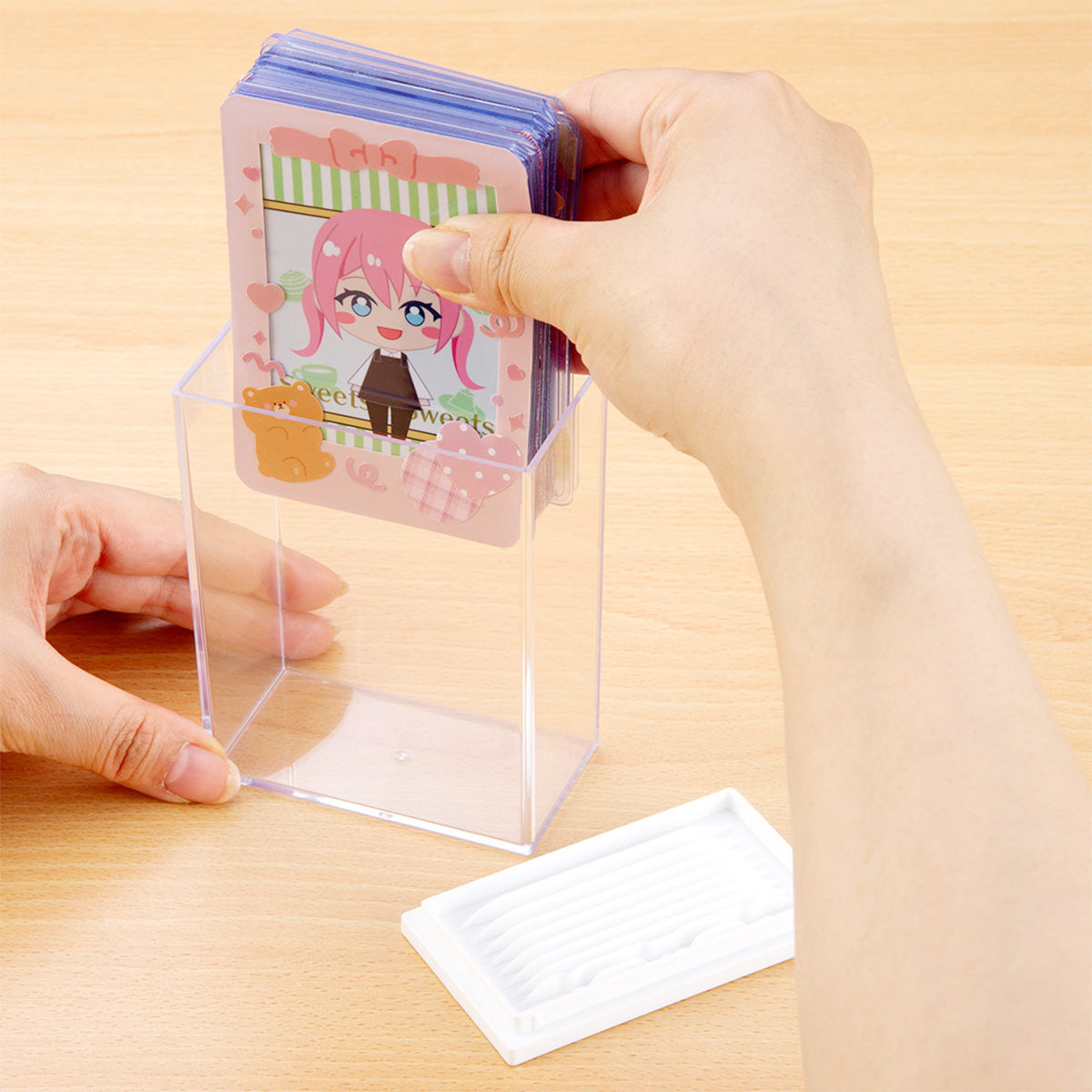 【まとめ買い】硬質カードケース カード収納ケース カード収納ファイル ディスプレイ 0978/338576