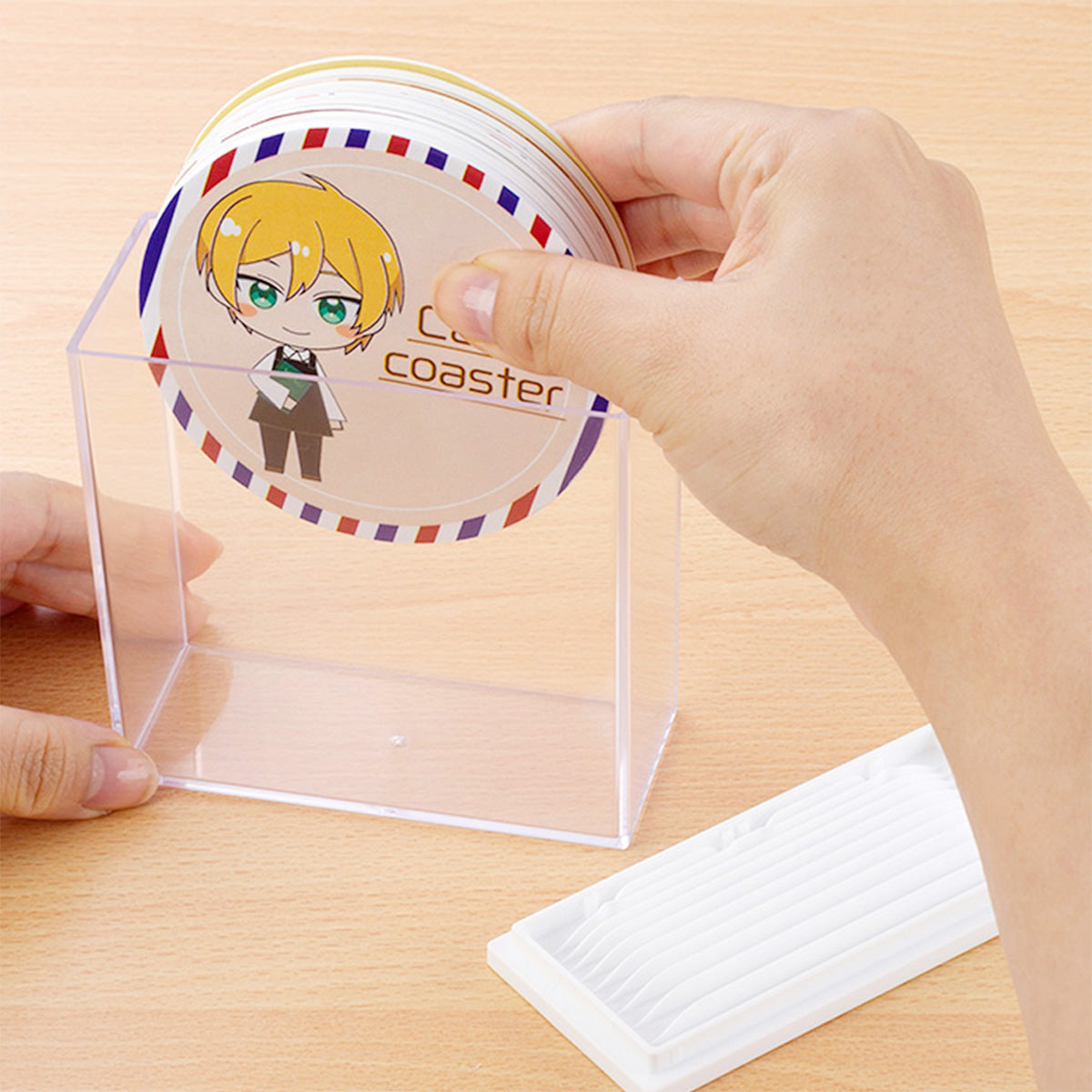 【まとめ買い】コースターディスプレイケース 0978/338577