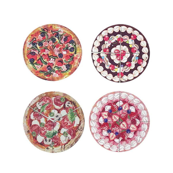 【まとめ買い】ダイカットマグネット 分数フード 20P 0356/339362