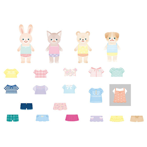 【まとめ買い】マグネット 磁石 ダイカットマグネット きせかえ 25ピース 0356/339371