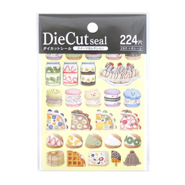 【まとめ買い】ダイカットシール スイーツセレクション 224片 0915/340210