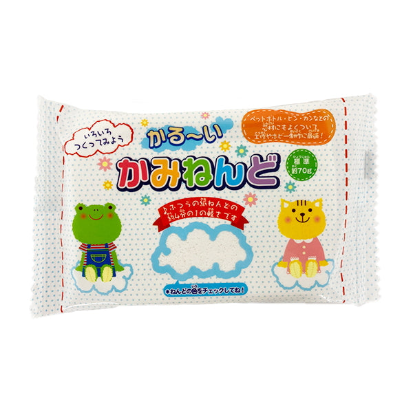 【まとめ買い】紙ねんど 紙粘土 ねん土 銀鳥 かる~い紙ねんど 70g ホワイト 0960/340377