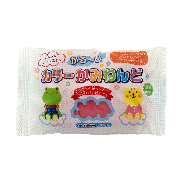 【まとめ買い】紙ねんど 紙粘土 ねん土 銀鳥 かる~い紙ねんど 赤 40g 0960/340378