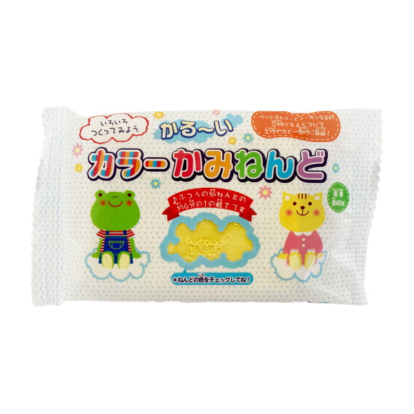 【まとめ買い】紙ねんど 紙粘土 ねん土 銀鳥 かる~い紙ねんど 黄 40g 0960/340380