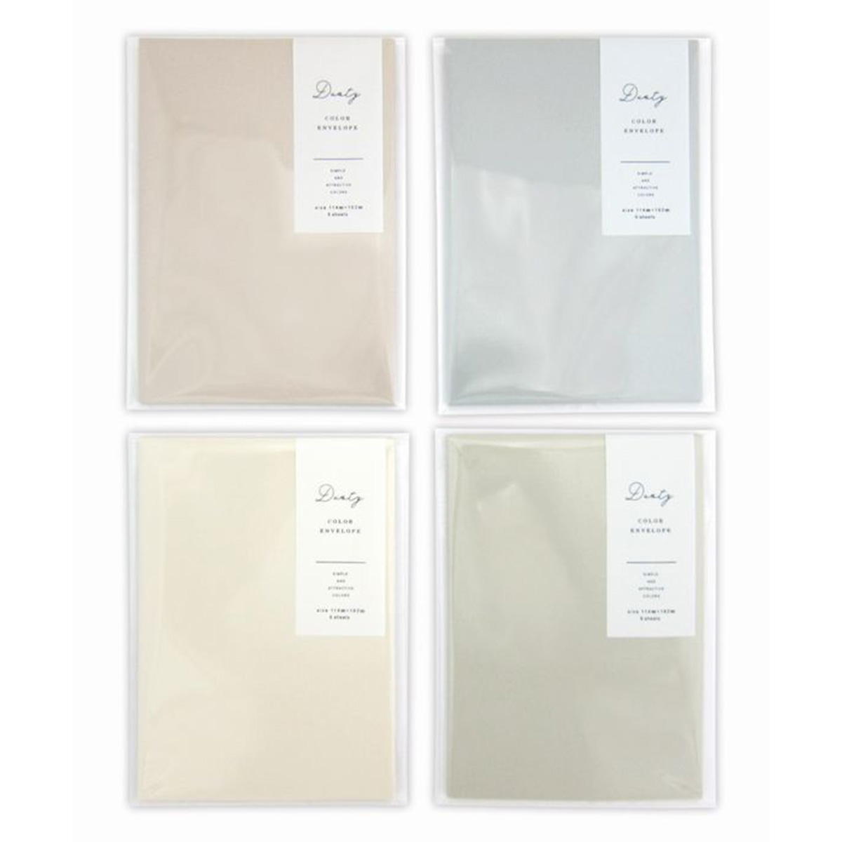 【まとめ買い】封筒 洋形2号 ダスティ 5枚 0915/341376