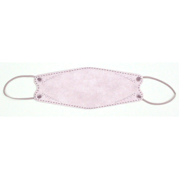 【まとめ買い】ダイヤモンド型マスク カラーマスク 5枚入 パープル 1523/341486