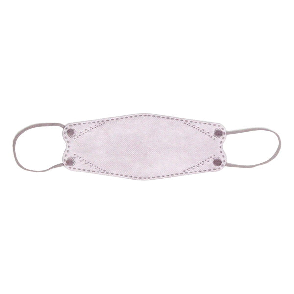 【まとめ買い】ダイヤモンド型マスク カラーマスク 子供用 5枚入 パープル 1523/341502