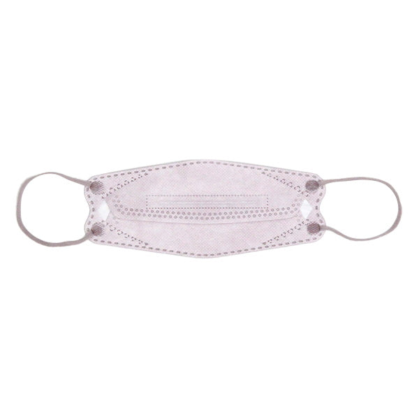 【まとめ買い】ダイヤモンド型マスク カラーマスク 子供用 5枚入 パープル 1523/341502