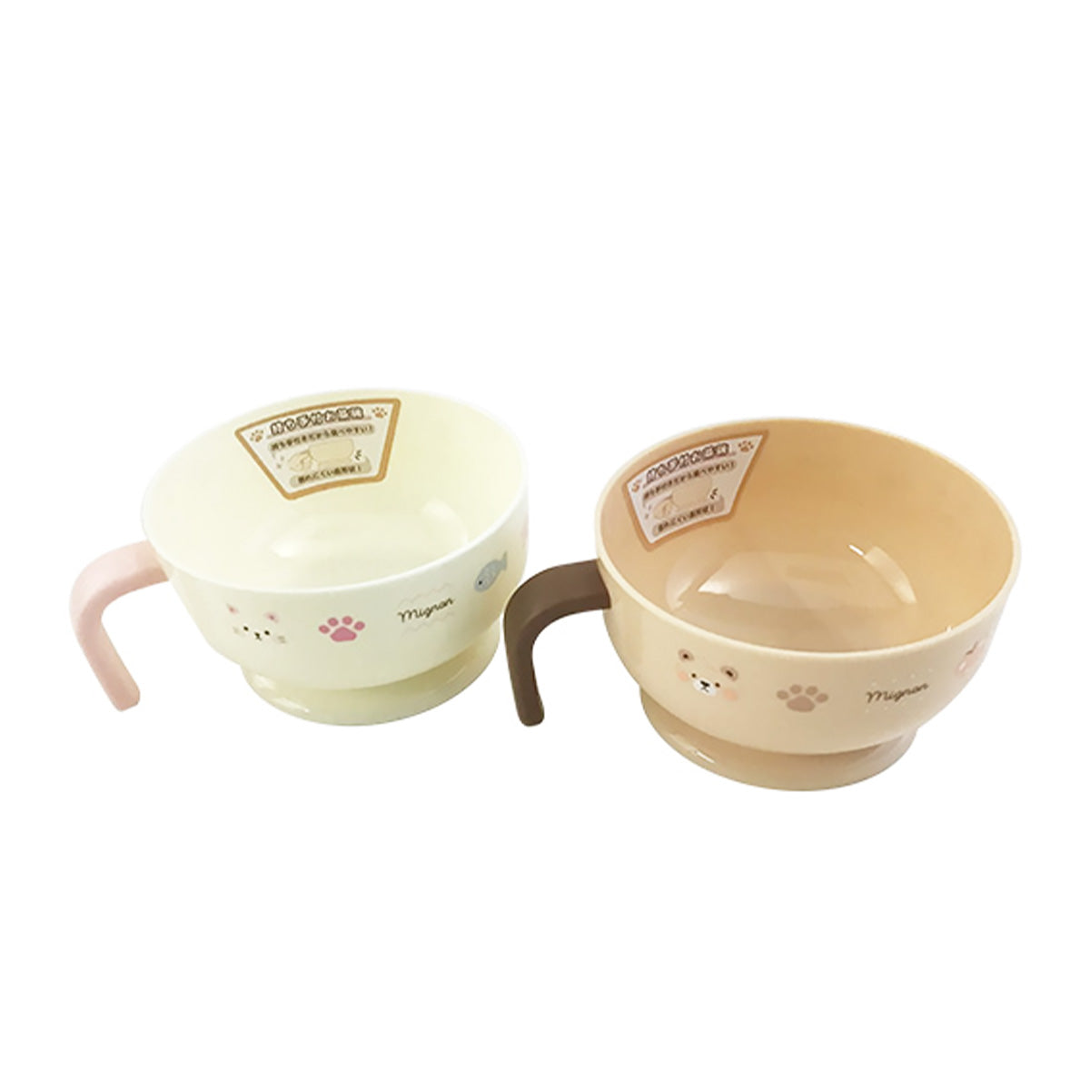 【まとめ買い】キッズ用茶碗 もかほいっぷ 持ち手付お茶碗 260ml 0525/341565