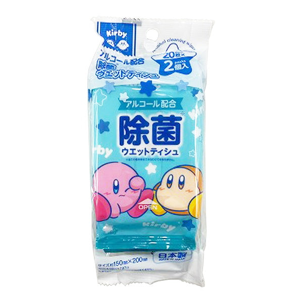 【まとめ買い】ウェットティッシュ 星のカービィ 除菌ウェットティッシュ 除菌シート ミニ 20枚×2個入 ポップ 0459/341662