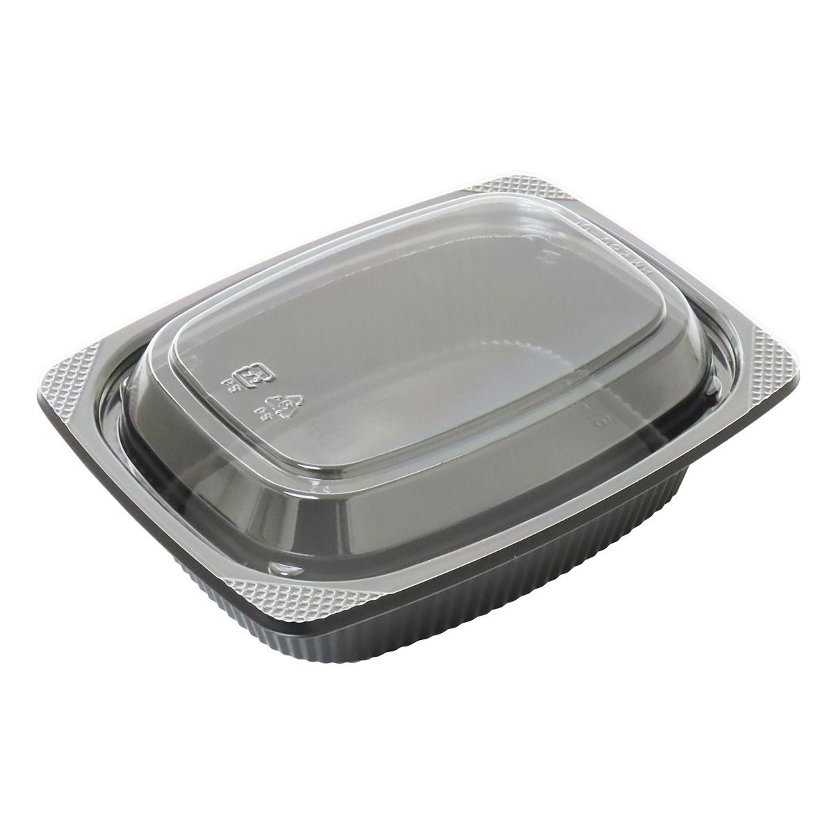 【まとめ買い】フードパック デリカフードケース ランチパック深型バイオマス10% 3枚 0490/341934