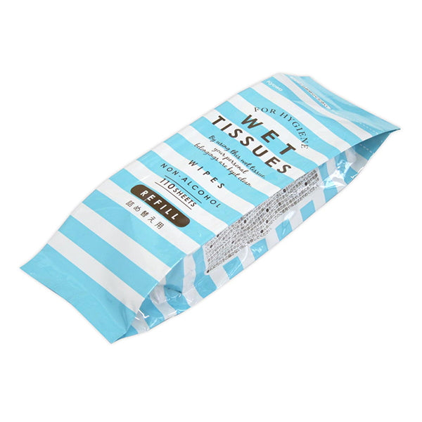 【まとめ買い】ウェットティッシュボトル つめかえ用 110枚 0915/342205