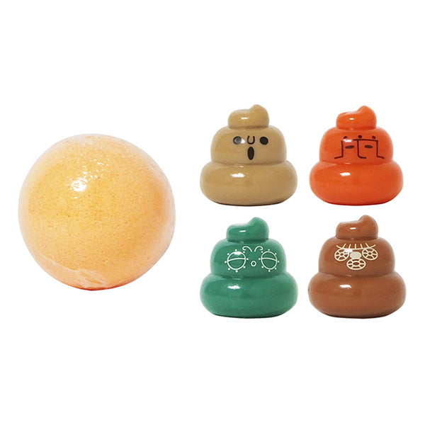 【まとめ買い】入浴剤 入浴料 バスボム マスコット入り入浴剤 発掘!うんちちゃん バスボール 0490/342363