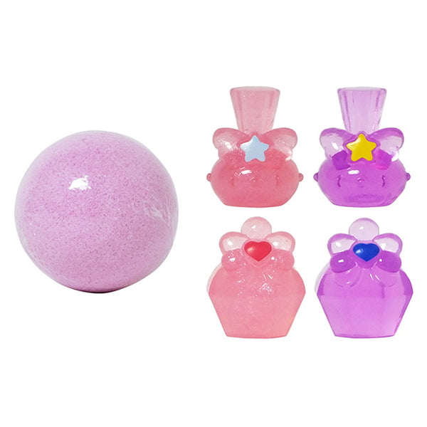 【まとめ買い】入浴剤 入浴料 バスボム マスコット入り入浴剤 きらきら変身ボトル バスボール 0490/342364