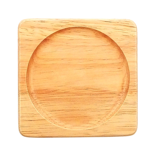 【まとめ買い】ラバーウッドコースター角 0490/342416