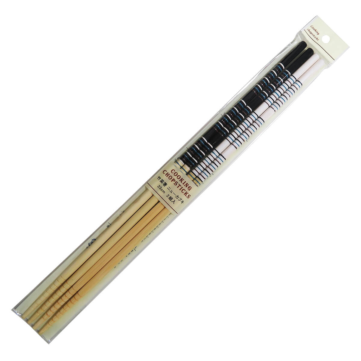 【まとめ買い】菜箸 さい箸 竹菜箸 ニューカブキ 2膳セット 0599/342898