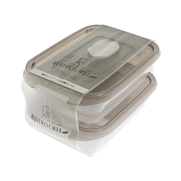 【まとめ買い】ビストロシェフ 角小2P 400 ブラウン 0847/342907