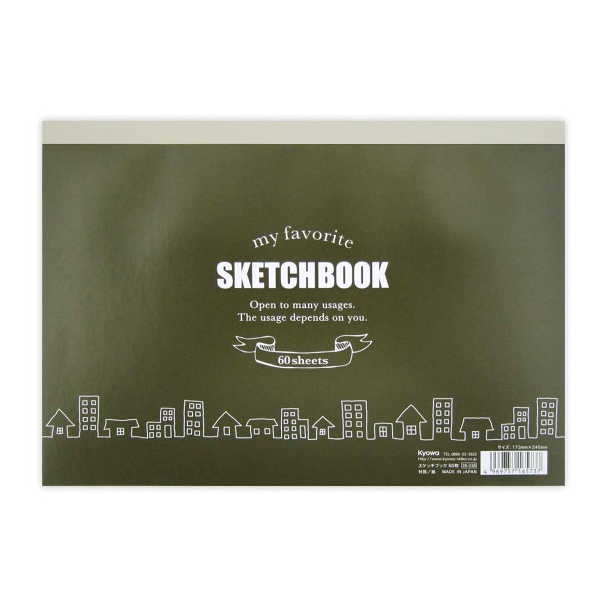 【まとめ買い】スケッチブック 60枚 0915/342991