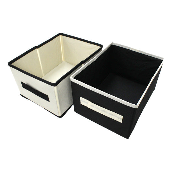 【まとめ買い】収納ボックス 収納ケース 折りたたみ カラーボックス用 マルチケース ミディアム 奥行25×幅19×高さ15cm 0330/343116