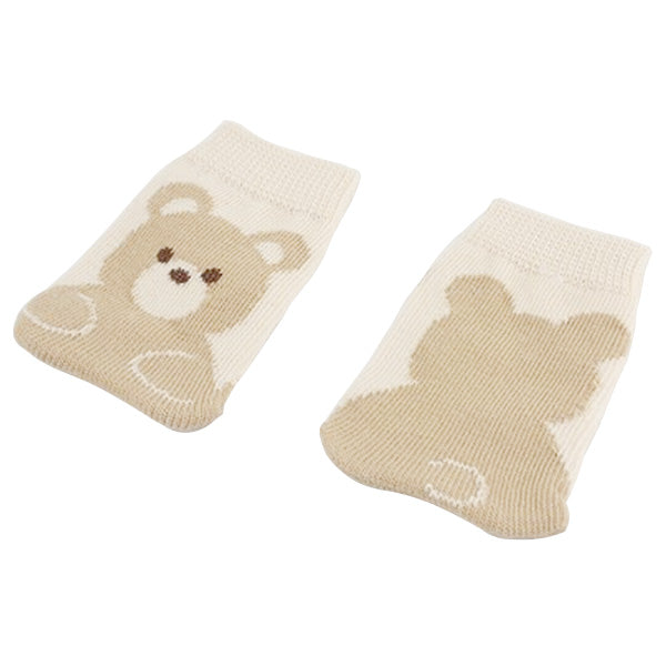 【まとめ買い】テーブル・イス脚カバー4P 椅子脚キャップ クマ 0459/343125