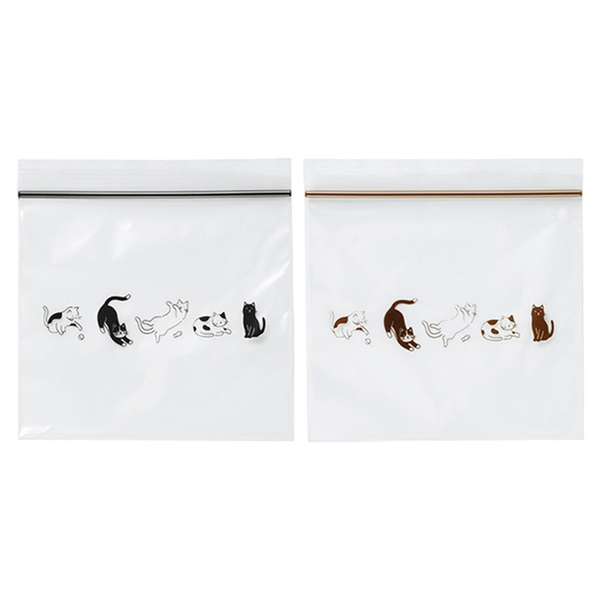 【まとめ買い】フリーザーバッグねこ柄S12枚 0490/343343