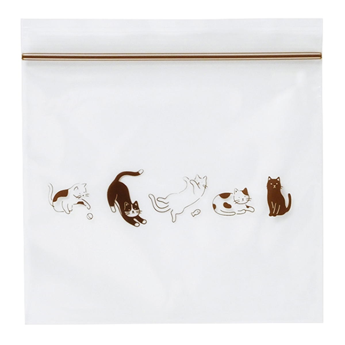 【まとめ買い】フリーザーバッグねこ柄S12枚 0490/343343