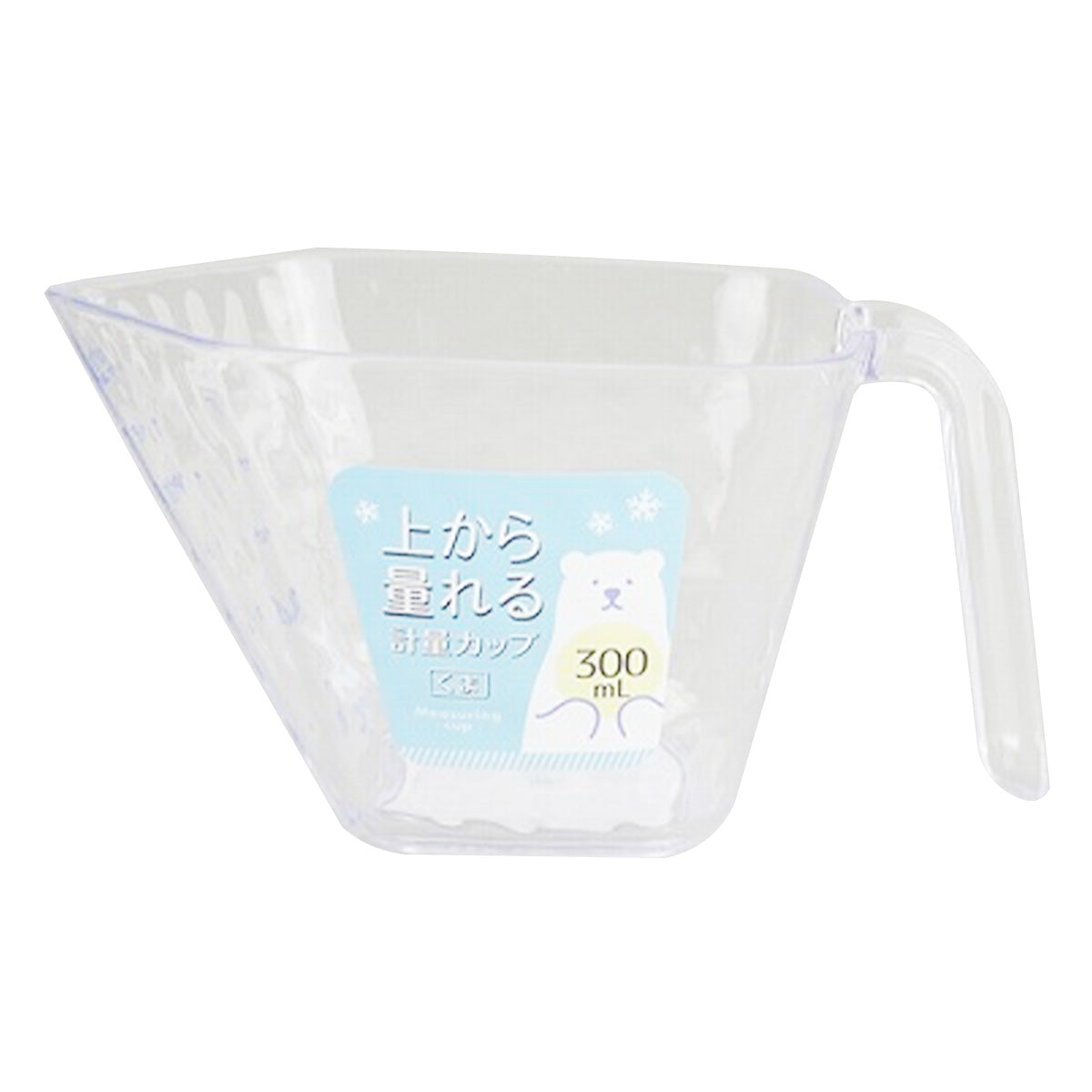 【まとめ買い】上から量れる計量カップ 300ml くま 0459/343379