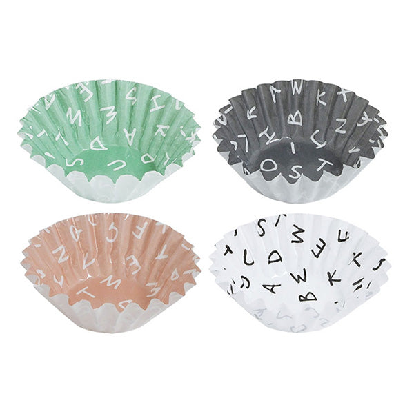 【まとめ買い】お弁当カップ 徳用おかずカップ英字柄 9号 40枚 0490/343430