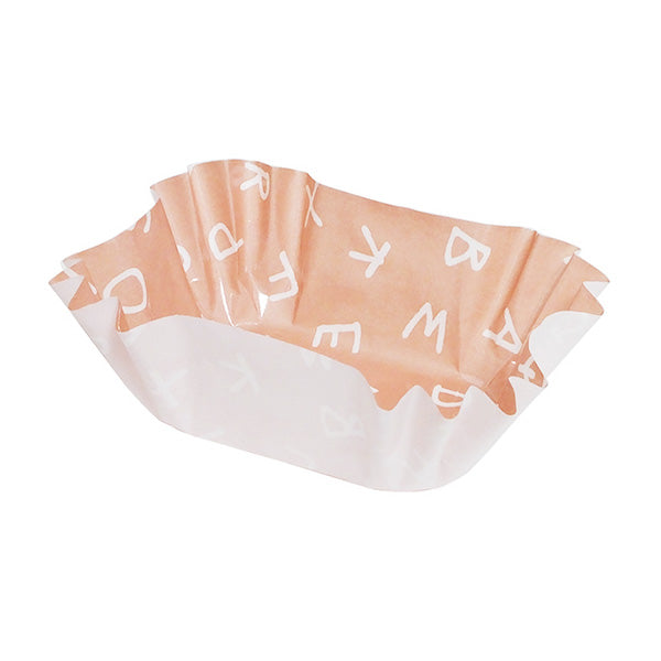 【まとめ買い】お弁当カップ 徳用おかずカップ英字柄角小 28枚 0490/343432