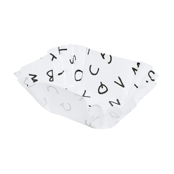 【まとめ買い】お弁当カップ 徳用おかずカップ英字柄角小 28枚 0490/343432