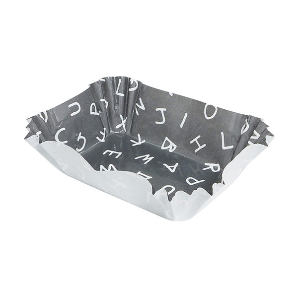 【まとめ買い】お弁当カップ 徳用おかずカップ英字柄角型特大 16枚 0490/343433