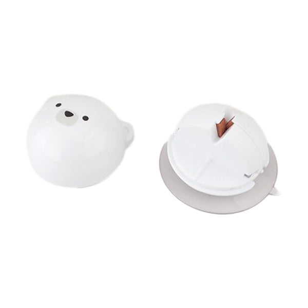 【まとめ買い】包丁研ぎ 吸盤タイプ しろくま 0459/343841