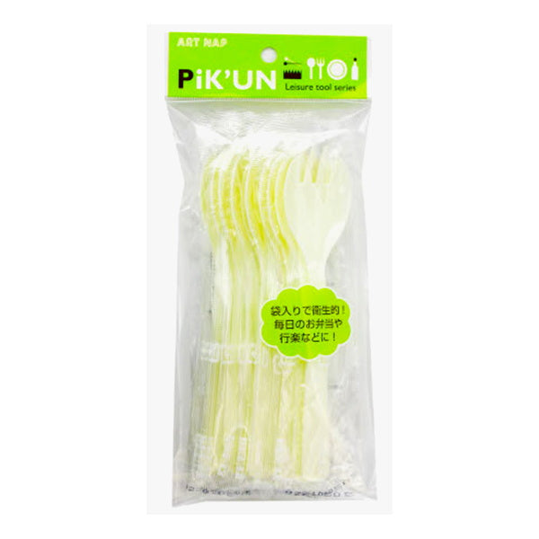 【まとめ買い】袋入り 先割れスプーン 10本入り 0692/343969