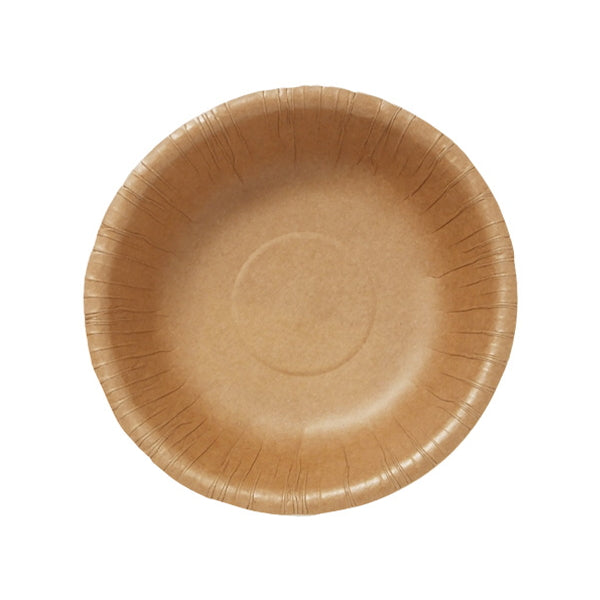 【まとめ買い】クラフトペーパーボウル 紙ボウル 15cm8枚 0490/344117